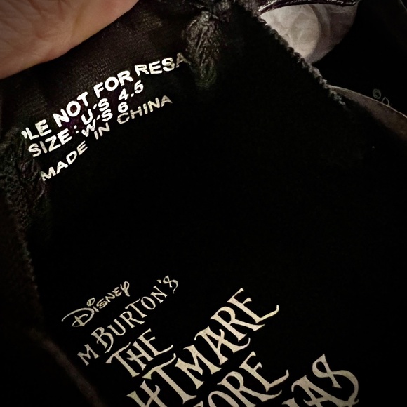 NWOT 🆕 VANS x Nightmare B4 Xmas 🎃🎄Jack Skellington Slip-Ons W6|M4,5✨ - Picture 9 of 9